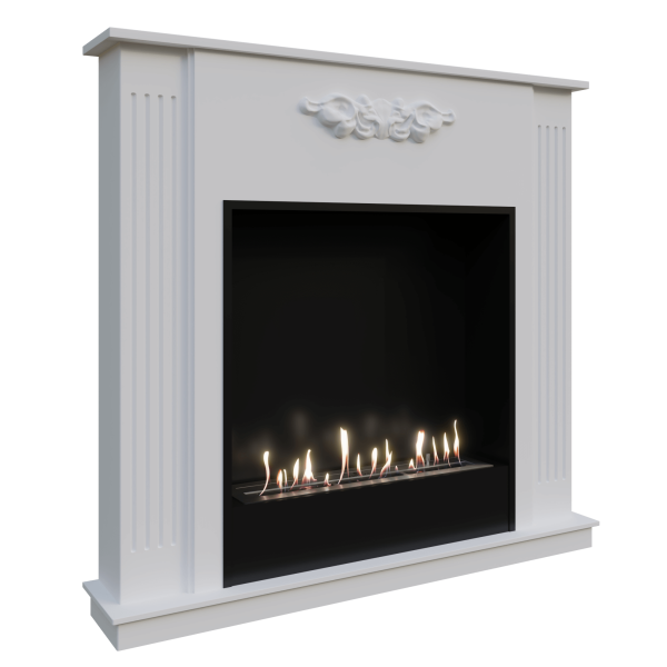 Биокамин в портале Firezo Lumsden, Белый дуб